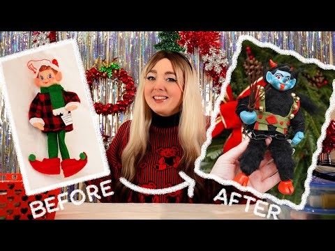 Turning an Elf on the Shelf into Krampus