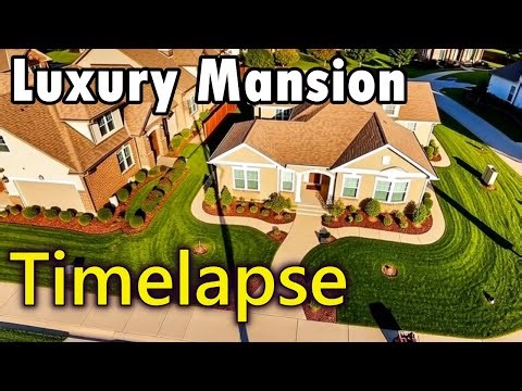 Luxury Mansion Build Timelapse From Scratch (Pool Included) | Satisfying Construction Transformation