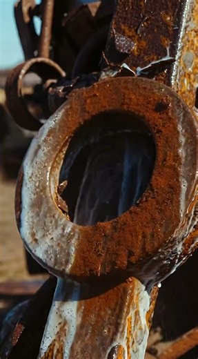 Extreme Rust Removal on Old Anchor | Satisfying Metal Restoration 4K