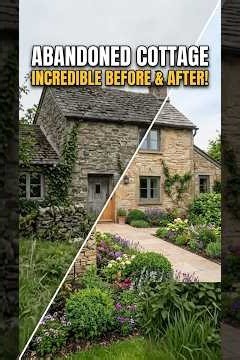 The Most Satisfying Cottage Restoration You'll See Today 🏡 #shorts #satisfying #homemakeover