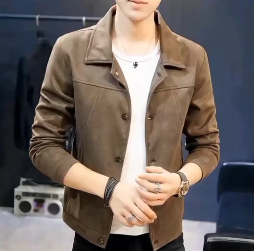 Korean Fashion Inspired Black Leather Bomber Jackets