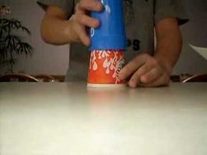 dice stacking cups