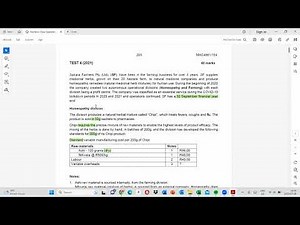 Revision Class for Test 4