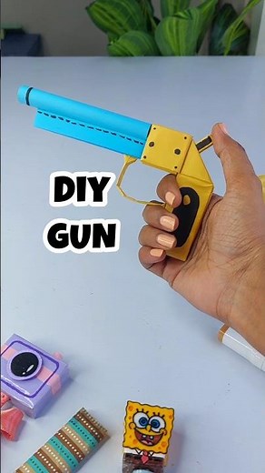 Prank Gun DIY from Paper #diy #papercraft #art #craft