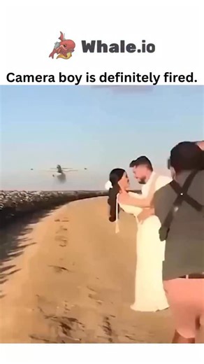 Laugh_leakkk on Instagram: "- The post features a humorous video of a young boy serving as a photographer during a beachside couple’s photoshoot, where he panics and ducks as a low-flying crop duster sprays mist for dramatic effect, missing the key shot entirely. - Posted by @akafaceUS on December 22, 2025, the clip has garnered over 1.7 million views and 2,200 likes, sparking lighthearted replies mocking the boy’s “firing” and relatable fails in capturing perfect moments. - This viral moment hi