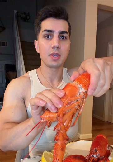 Delicious Lobster Eating Experience