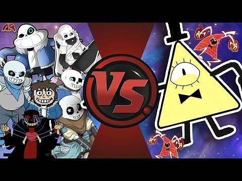 EVERY SANS vs BILL CIPHER! (Undertale AUs vs Gravity Falls) Undertale Animation