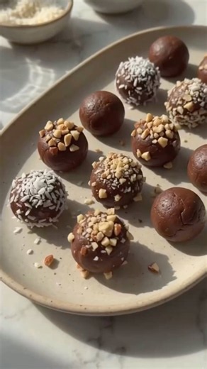3-Ingredient Banana Chocolate Bites | No Sugar, No Bake Dessert 🍌🍫 #nosugardessert #dessert rt