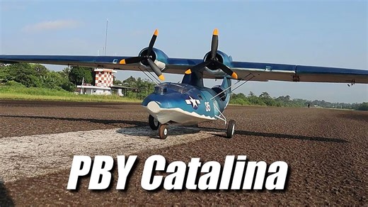 PBY Catalina RC maiden flight chaos: Three close calls in one flight