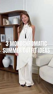 3 Monochromatic Summer Outfit Ideas 🤎