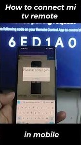 How to connect mi tv remote in mobile