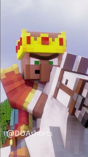 Villager VS Pillager: A History - Villager Army Moving #minecraftanimation #villager #raid