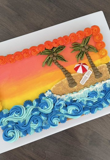 Beach Cookie Cake Decorating: From Plans to Paradise