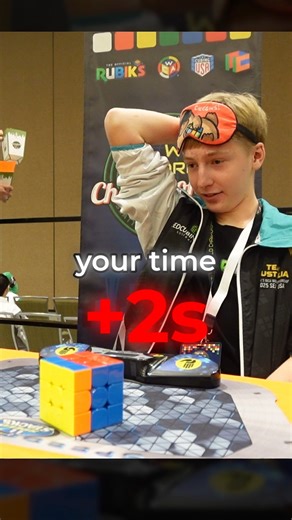 Rubik’s | Just as I was about to break the Rubik's Cube Blindfolded World Record... I made a horrible mistake #speedcubing #cubing #rubikscube | Instagram