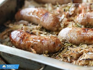 Low-Carb Sauerkraut Sausage Casserole | KetoDiet Blog