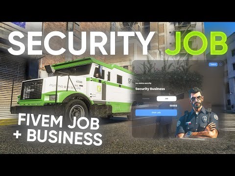 FiveM | The perfect Security Job Script | Multiplayer system