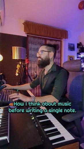 How I think about music before writing a single note