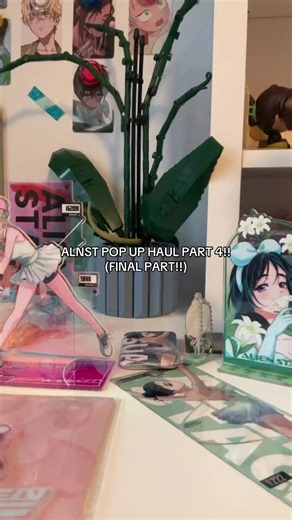 Alien stage Pop up store haul final part! — alien stage — alnst #alnst #fyp #haul #merch #anime