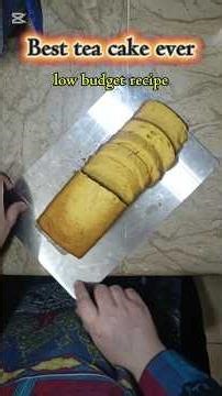 LOW COST TEA CAKE HOMEMADE|BETTER THAN BAKERY PLAIN CAKE|WITHOUT OVEN#shorts