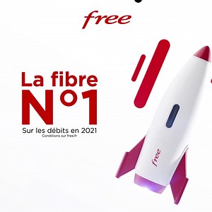 Avec la Fibre Free, profitez des meilleurs débits descendants et montants ! (baromètre nPerf) | Free