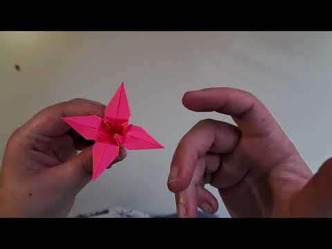 tutorial/how-to for Origami day lily