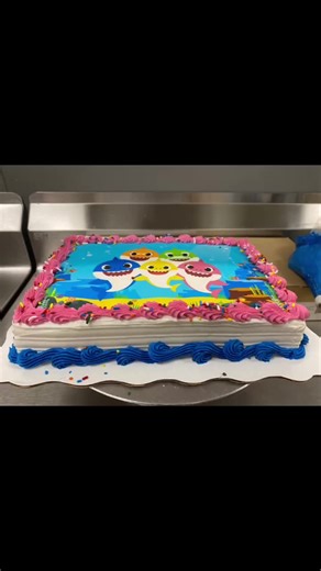 Baby Shark Cake Decorating Tutorial