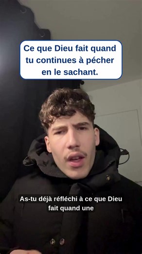 Ce que Dieu fait quand tu choisis le péché