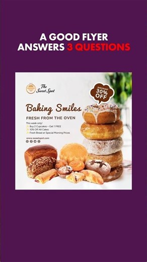 Graphic design tips on flyer design.