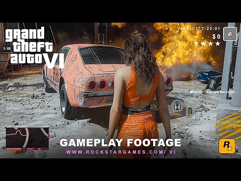 GTA 6 Leaked Gameplay Footage - Still Hot! (2024)