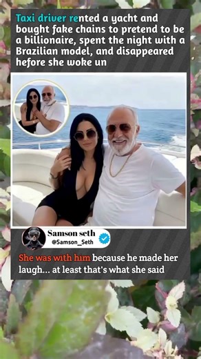 Taxi Driver Pretends to Be Billionaire, Wooes Model on Yacht, and Vanishes Before Dawn”