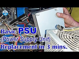 PC Repair - Power Supply Unit (PSU) Replacement | NO POWER | Easy Tutorial