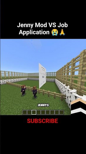 Jenny Mod VS Scarest Horror Mod 🥀 #minecraft #shorts