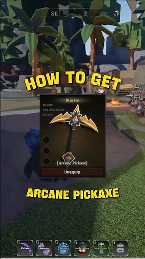 How to Get the Best Pickaxe in The Forge