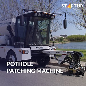 This machine helps one person easily carry out the entire patching operation within minutes, without ever leaving the comfort and safety of the operator’s cab. #StarsEverywhere | Startup Selfie