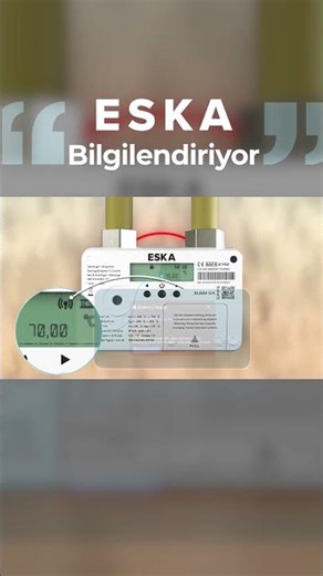 Eska Bilgilendiriyor 📣 Ultrasonik Akıllı Sayaç