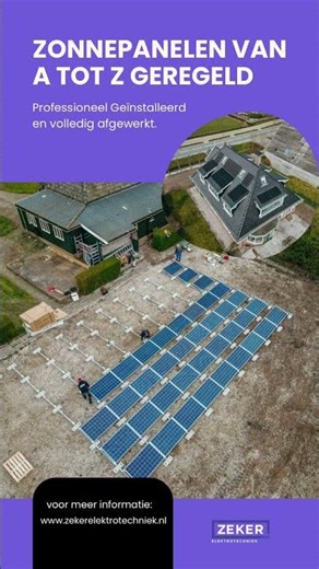 Zonnepanelen van A tot Z geregeld