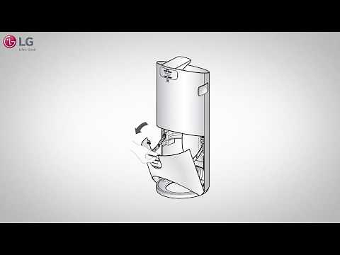 LG PuriCare Air Purifier Tower - Installation