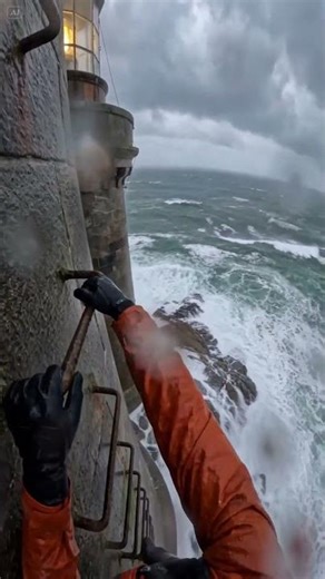 Lighthouse Storm Climb Ireland