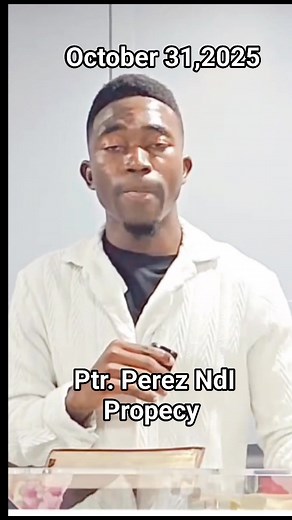 🔥 PROPHECY ALERT – OCTOBER 31, 2025 🔥 A message from Prophet Pastor Perez Ndi declares a divine warning and revelation from the Lord concerning the coming year 2026 — a time of testing, shifting, and awakening for the nations. 📖 “The Lord says: Prepare, for a season of famine and shaking is coming. But those who remain faithful, I will provide for them. I will be their source when the world runs dry.” ⚠️ This prophecy is not to bring fear, but to awaken the church. God is calling His people t