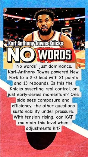 KAT Proves It Again #Knicks #KAT #NBAShorts