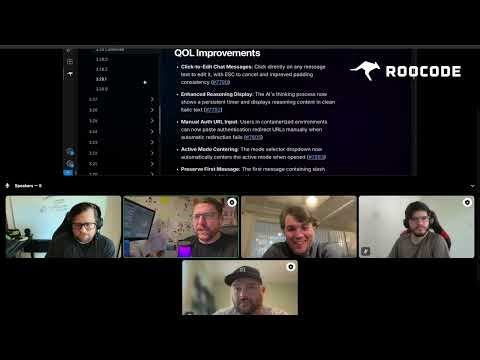 Model Reasoning, New Cloud Features & Condensing Improvements| Roo Code Podcast -Sep 17, 2025 Ep. 23