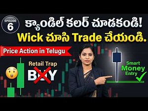 Ep-6 | Trading by looking at colors will get you Trapped! | Wick Reading Trading Strategy | Price...