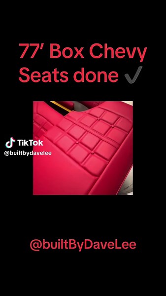 77' Box Chevy Interior Customization