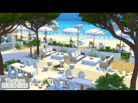 Tartosa Beach Club | The Sims 4 | My Wedding Stories | No CC | Speed Build
