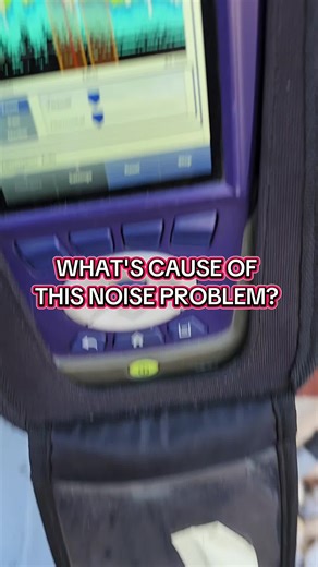 Noise mitigation.. Lose connection at modem #CABLETECHNICIAN #BLUECOLLAR #INTERNETISSUES