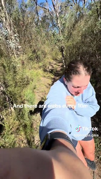Running in Australia While Terrified of Spiders — Winter Webs