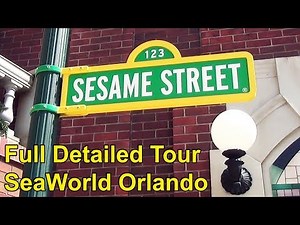 Sesame Street at SeaWorld Orlando FULL TOUR w/Special One-Time Muppet Welcome, Characters, Rides+