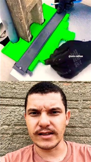 How to install a gutter on a pole #construction #tools #roofing