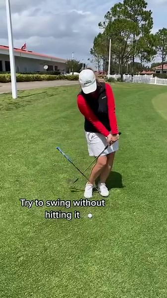 107K views · 288 reactions | STOP BLADING ⬇️Love this drill because it fixes two big common causes of poor low point control: 1) club getting jammed behind you 2) falling back/not keep pressure on your lead footHave you tried this one? #golf #golfer #golfing #golftips #golftip #golfreel #golfreels #golfswing #golflife #lpga #pga #chipping #pitching #chip #pitch #orlando #florida | Megan Johnston Golf | Facebook