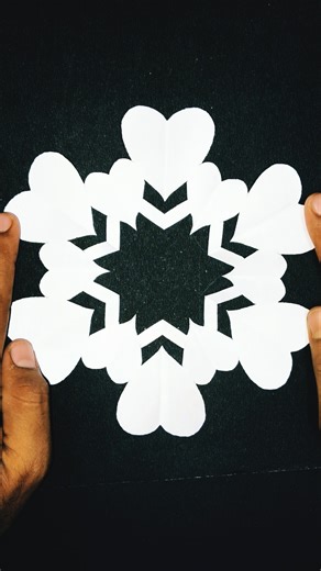 Easy Paper Craft Tutorials for Beginners | Step-by-Step DIY#craft #snowflakes #shorts #trending #diy
